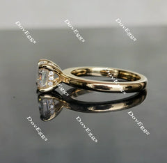 Doveggs solitaire moissanite engagement ring