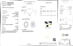 1.02ct Oval Cut Lab Diamond - F Color VS1 | Doveggs Certified