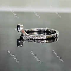 Doveggs fat triangle intense royal blue sapphire wedding band-1.5mm band width