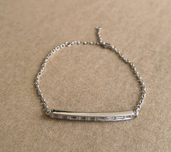 dooveggs emerald moissanite/lab grown diamond bracelet for women