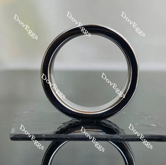 Doveggs full eternity channel set moissanite ring/lab grown diamond wedding band-8mm band width