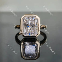 Doveggs bezel engagement ring only semi-mount only(Exclusively to DovEggs Stones)