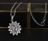 Doveggs oval moissanite pendant necklace (pendant only)