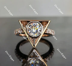 The Hallows round Nova pave moissanite Ring