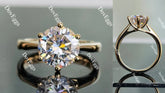 Doveggs solitaire engagement ring semi-mount only(Exclusively to DovEggs Stones)