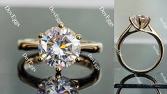 Doveggs solitaire engagement ring semi-mount only(Exclusively to DovEggs Stones)