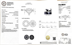 1.40ct Round Brilliant Cut Lab Diamond – E Color VVS2 | Doveggs Certified