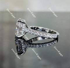 The Christina pave engagement ring only semi-mount only(Exclusively to DovEggs Stones)