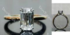 Doveggs solitaire engagement ring semi-mount only(Exclusively to DovEggs Stones)