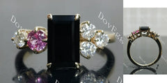 Doveggs side stones eternity engagement ring semi-mount only(Exclusively to DovEggs Stones)