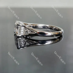Doveggs split shanks engagement ring only semi-mount only(Exclusively to DovEggs Stones)