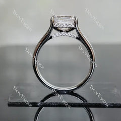 Doveggs split shanks engagement ring only semi-mount only(Exclusively to DovEggs Stones)