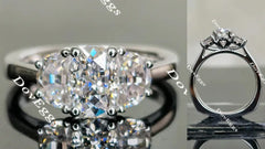 Moissanite/Colored Gem Accents