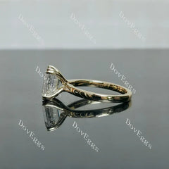 Doveggs solitaire engagement ring only semi-mount only(Exclusively to DovEggs Stones)