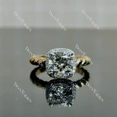 Jennifer 1 halo engagement ring only semi-mount only(Exclusively to DovEggs Stones)