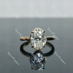 Doveggs pave engagement ring semi-mount only(Exclusively to DovEggs Stones)