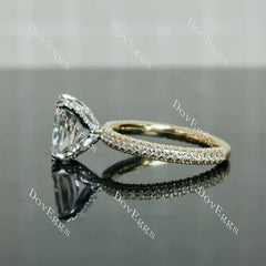 My promise pave 3/4 eternity engagement ring semi-mount only(Exclusively to DovEggs Stones)