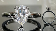 Doveggs solitaire engagement ring semi-mount only(Exclusively to DovEggs Stones)