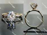 DovEggs floral engagement ring semi-mount only(Exclusively to DovEggs Stones)