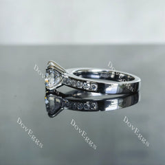 Doveggs Round Channel Set Lab Grown Diamond Ring