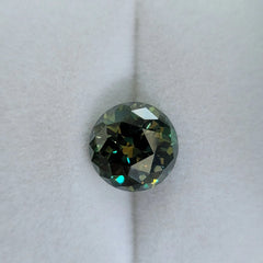 Doveggs accident color Light Black Green moissanite loose stone