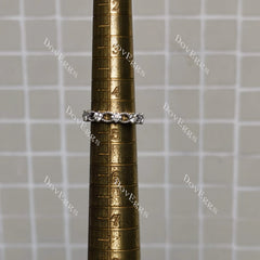(size 4.25-4.5) Doveggs sterling silver Round moissanite wedding band