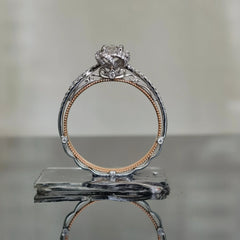 doveggs 0.5 carat oval lab created diamond CVD engagement ring(size 11.5)
