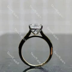 Doveggs half eternity engagement ring semi-mount only(Exclusively to DovEggs Stones)