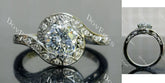 Ryleigh Gene vintage engagement ring semi-mount only(Exclusively to DovEggs Stones)
