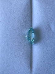 Doveggs radiant 4ct accident color blue moissanite loose stone