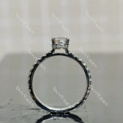 (size 7) Doveggs 1.5ct GHI color pear moissanite engagement ring