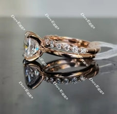 Doveggs solitaire engagement ring semi-mount only(Exclusively to DovEggs Stones)