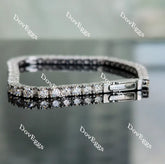 Doveggs round moissanite/lab grown diamond tennis bracelet