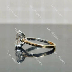 Doveggs Modified Elongated Cushion Solitaire Lab Grown Diamond Engagement Ring