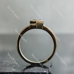 Doveggs Dovie Doutch Marquise cut solitaire bezel split shank moissanite engagement Ring