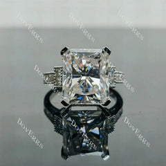 DovEggs pave side stones engagement ring only semi-mount only(Exclusively to DovEggs Stones)