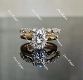 Doveggs solitaire moissanite engagement ring(engagement ring only)
