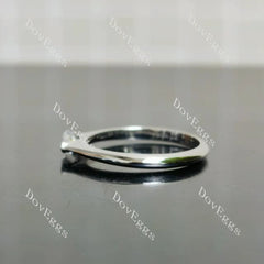 Doveggs solitaire engagement ring only semi-mount only(Exclusively to DovEggs Stones)