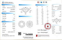 1.06ct Round Crown Arrow Cut™ Lab Diamond – E Color VVS2 | Doveggs Certified