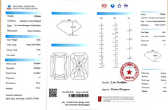 1.62ct Radiant Brilliant Cut Lab Diamond - F.V. Yellow Color VVS1 | Doveggs Certified
