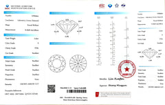 2.23ct Round Crown Arrow Cut Lab Diamond – E Color VVS1 | Doveggs Certified