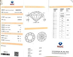 0.696ct Round Lab Diamond - D Color VS1 | Doveggs Certified