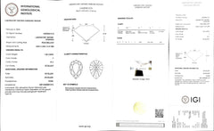 1.00ct Pear Cut Lab Diamond - F Color VS2 | Doveggs Certified