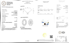 1.01ct Oval Cut Lab Diamond - F Color VS1 | Doveggs Certified