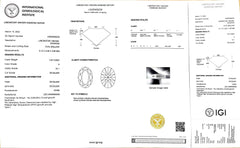 1.03ct Oval Lab Diamond - D Color VS1 | Doveggs Certified