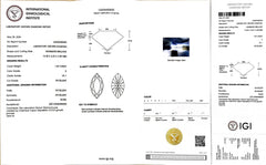 1.69ct Marquise Lab Diamond - E Color VS1 | Doveggs Certified