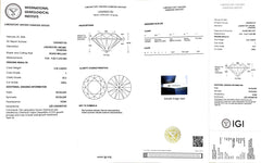 3.35ct Round Lab Diamond - F Color VS2 | Doveggs Certified