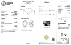 2.03ct Oval Cut Lab Diamond - F Color SI1 | Doveggs Certified
