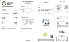1.60ct Heart Cut Lab Diamond - F Color VVS2 | Doveggs Certified