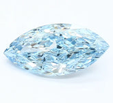 Doveggs 1.5ct Marquise Fancy Vivid Blue color VS2 Clarity lab diamond stone(IGI certified)